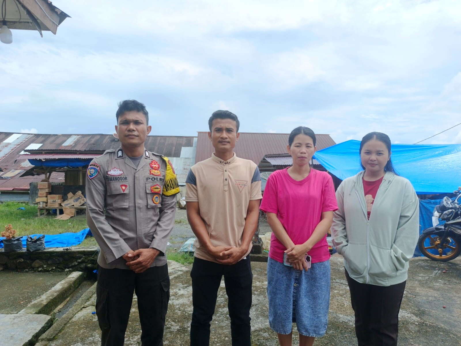 POLSEK MANDREHE POLRES NIAS GELAR SOSIALISASI OPERASI PEKAT TOBA 2025 DI DESA FADORO