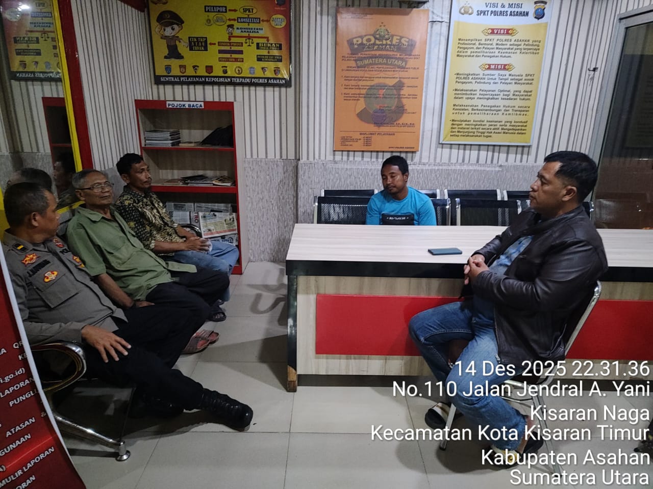 Polres Asahan Tindaklanjuti Laporan Masyarakat Melalui Layanan 110 Terkait Dugaan Pencurian di Kisaran Barat